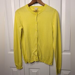 J. Crew Sunny Yellow Women's Cardigan